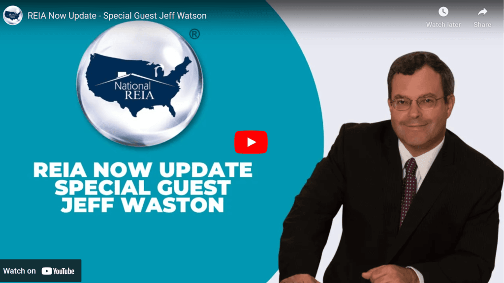 National REIA Now featuring Attorney Jeff Watson, on the Corporate Transparency Act.