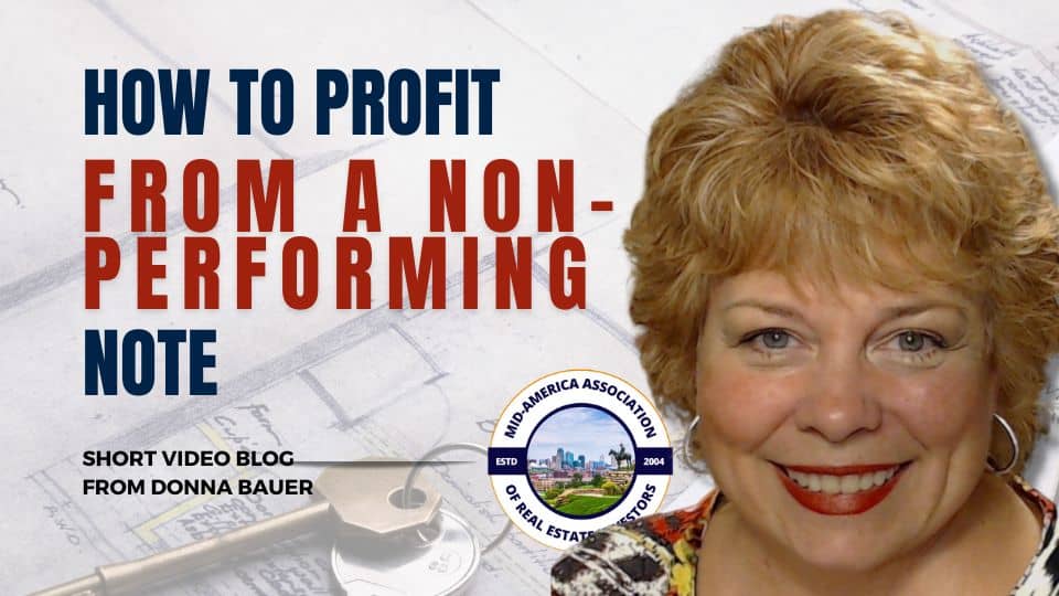 Donna Bauer on Non-Performing Notes