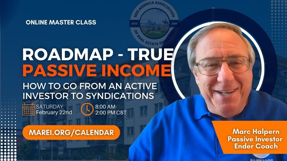 Marc Halpern Master Class on how to go from rental property to true hands off investing.