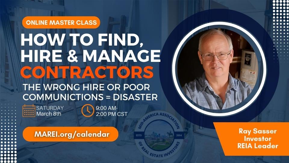 How to Find, Hire, & Manage Contractors with Ray Sasser