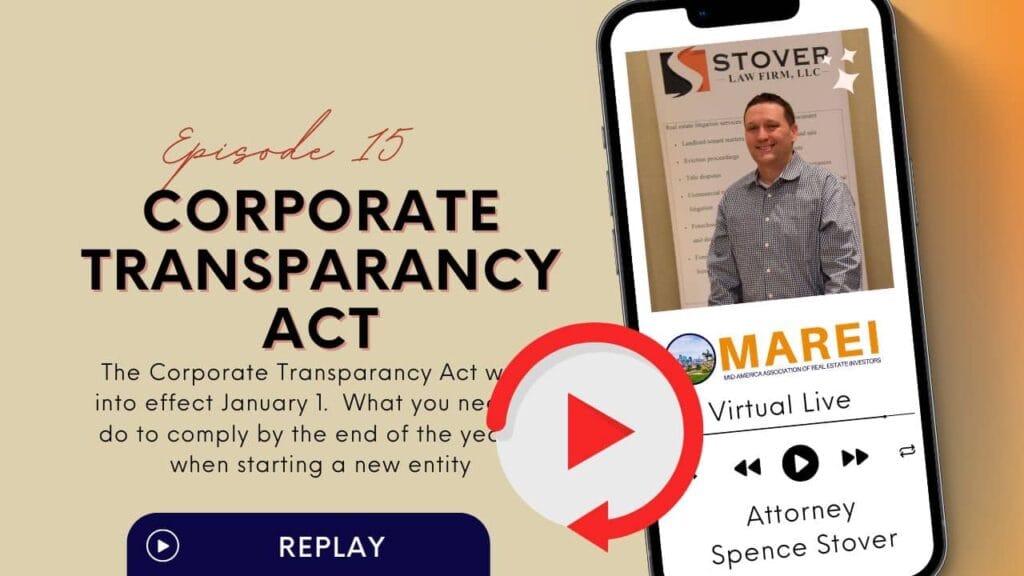 Replay of MAREI Virtual LIve Discussing the Corporate Transparency Act