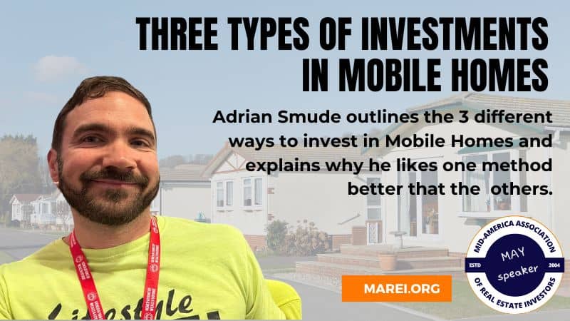 3 Types of mobile home investing