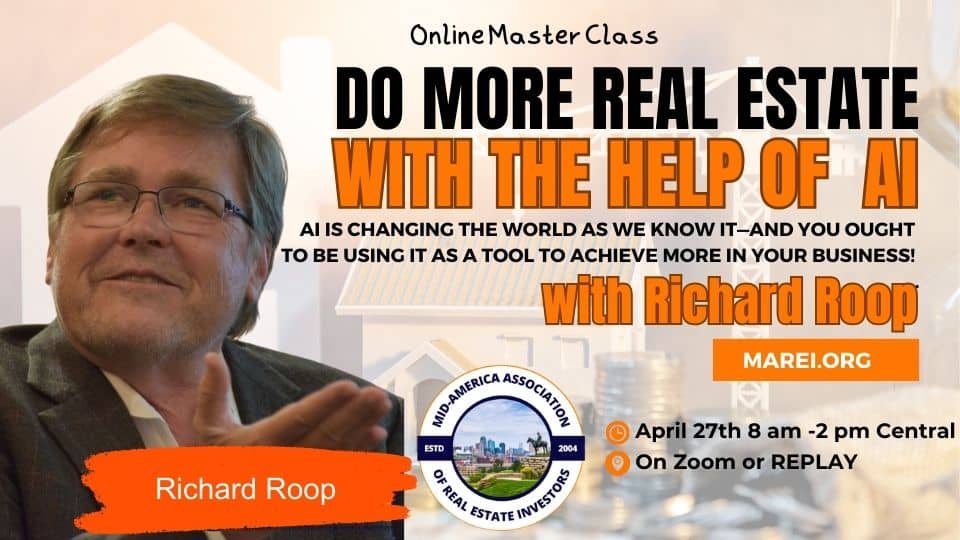 Online Masterclass: How to Do More Real Estate with AI