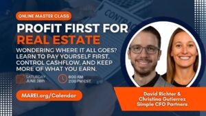 MAREI Master Class: “Profit First” for Real Estate Investors