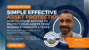 Asset Protection Class with John Hyre