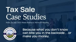 Tax Sale Case Studies