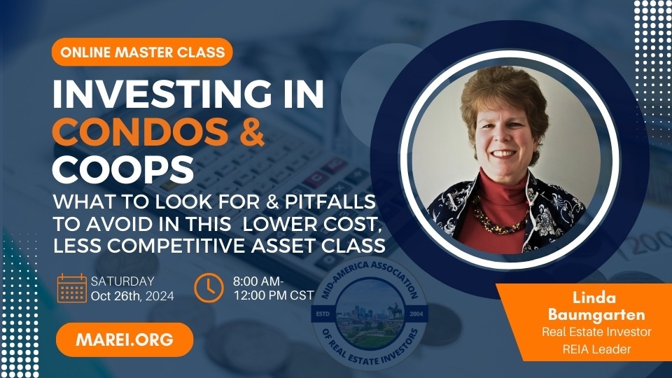 MAREI Master Class Investing in Condos and Coops