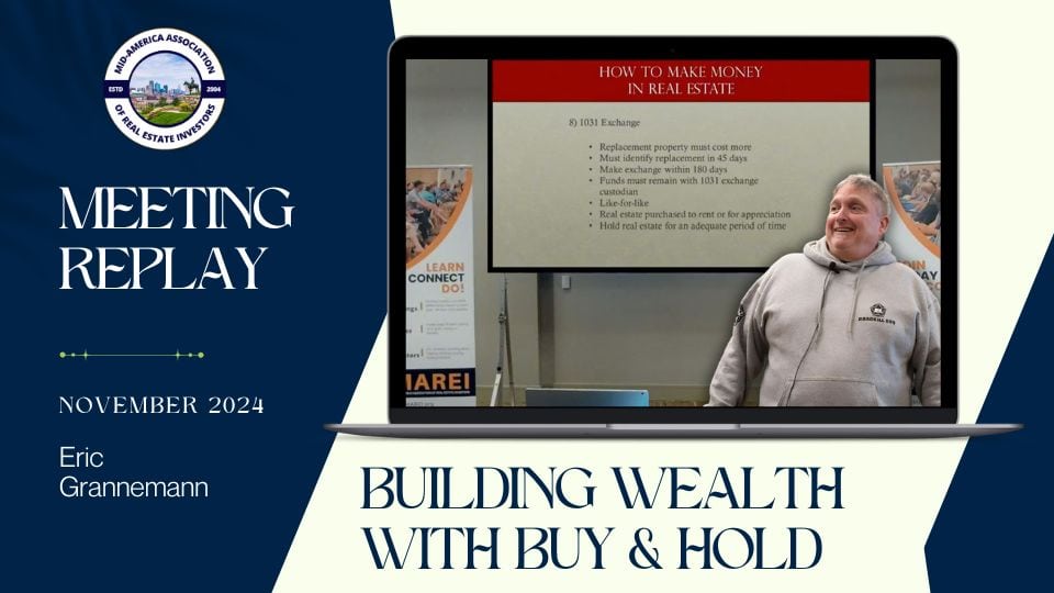 MAREI Meeting Replay: Building Wealth with Buy and Hold