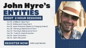 John Hyre's Entities and Asset Protection Class