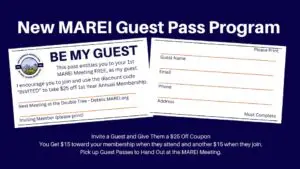 free guest pass to MAREI Real Estate Investor Meeting