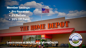 Home Depot store front – MAREI member discount program