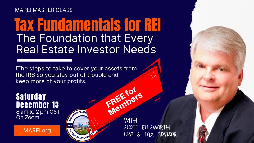 Real Estate Taxes for Dummies Master Class for Real Estate Investors