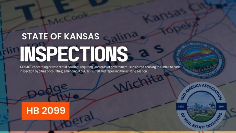 KS HB 2099 Rental Inspections