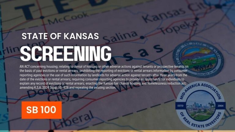 KS SB 100 - banning reporting of evictions & arrears