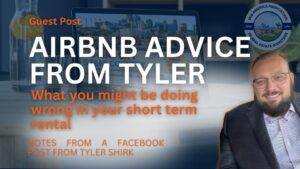 Airbnb Tips from Tyler Shirk of Bearbnb