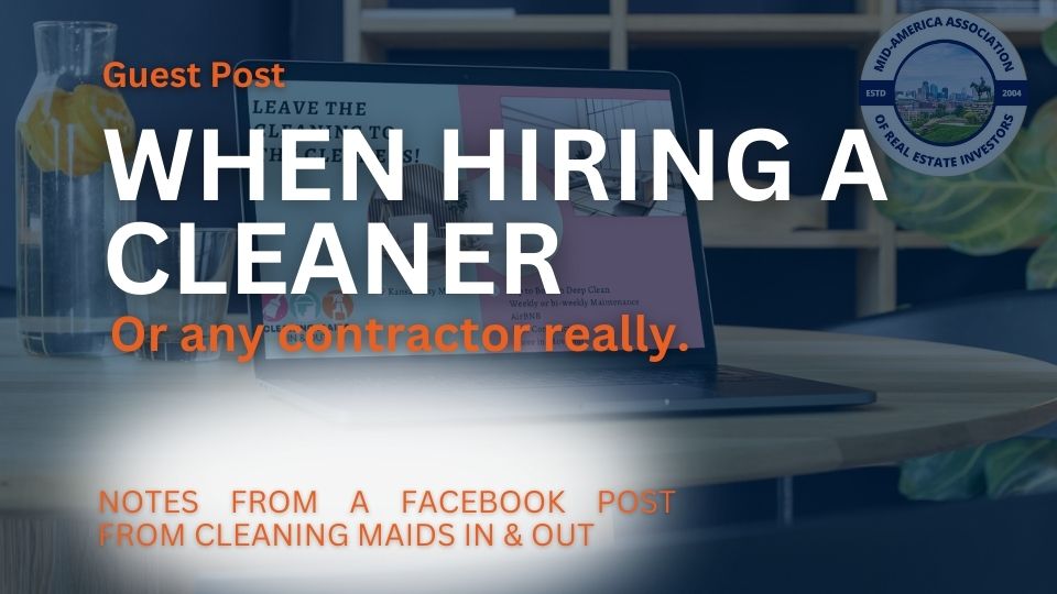 Guest Blog Post - Ultimate Guide to Hiring a Cleaner from the Cleaning Maids