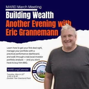 Kansas City real estate investors networking at a MAREI meeting in Overland Park Kansas