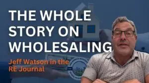Wholesaling Laws - An Update from Jeff Watson