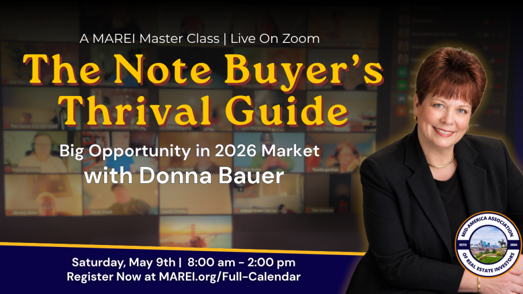 Online class on seller financing and note investing strategies for real estate investors looking to create income without managing properties