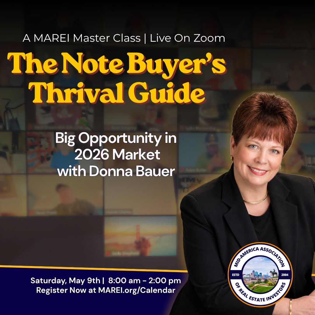 Note investing master class with Donna Bauer teaching real estate investors how to buy notes and use seller financing in 2026