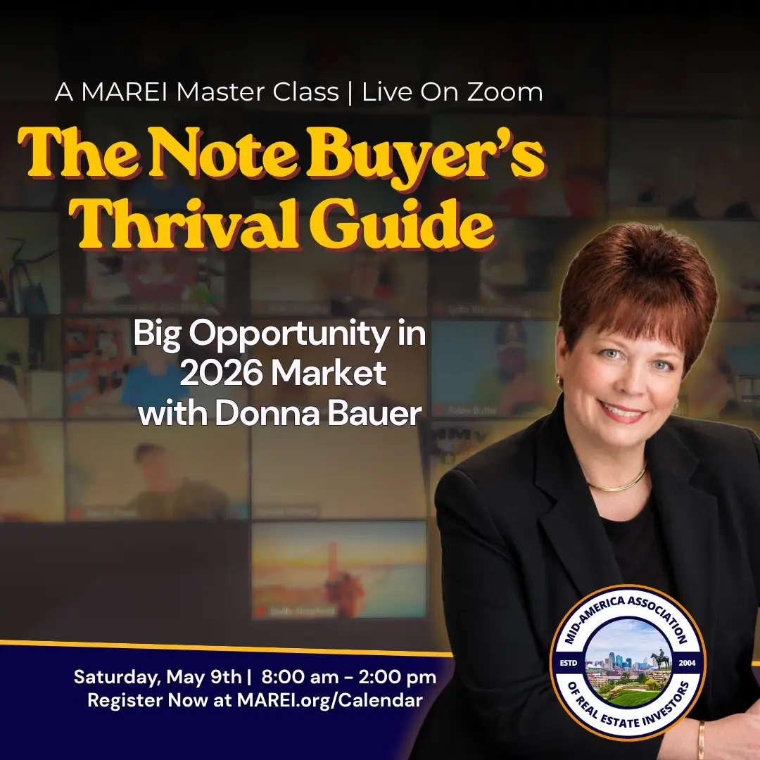 Note investing master class with Donna Bauer teaching real estate investors how to buy notes and use seller financing in 2026