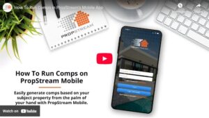 Running Comps with Propstream