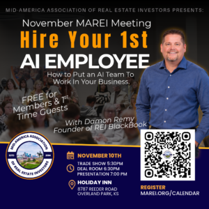 Hire Your 1st AI Employee with Damon Remy, November MAREI Meeting, November 10, 2026