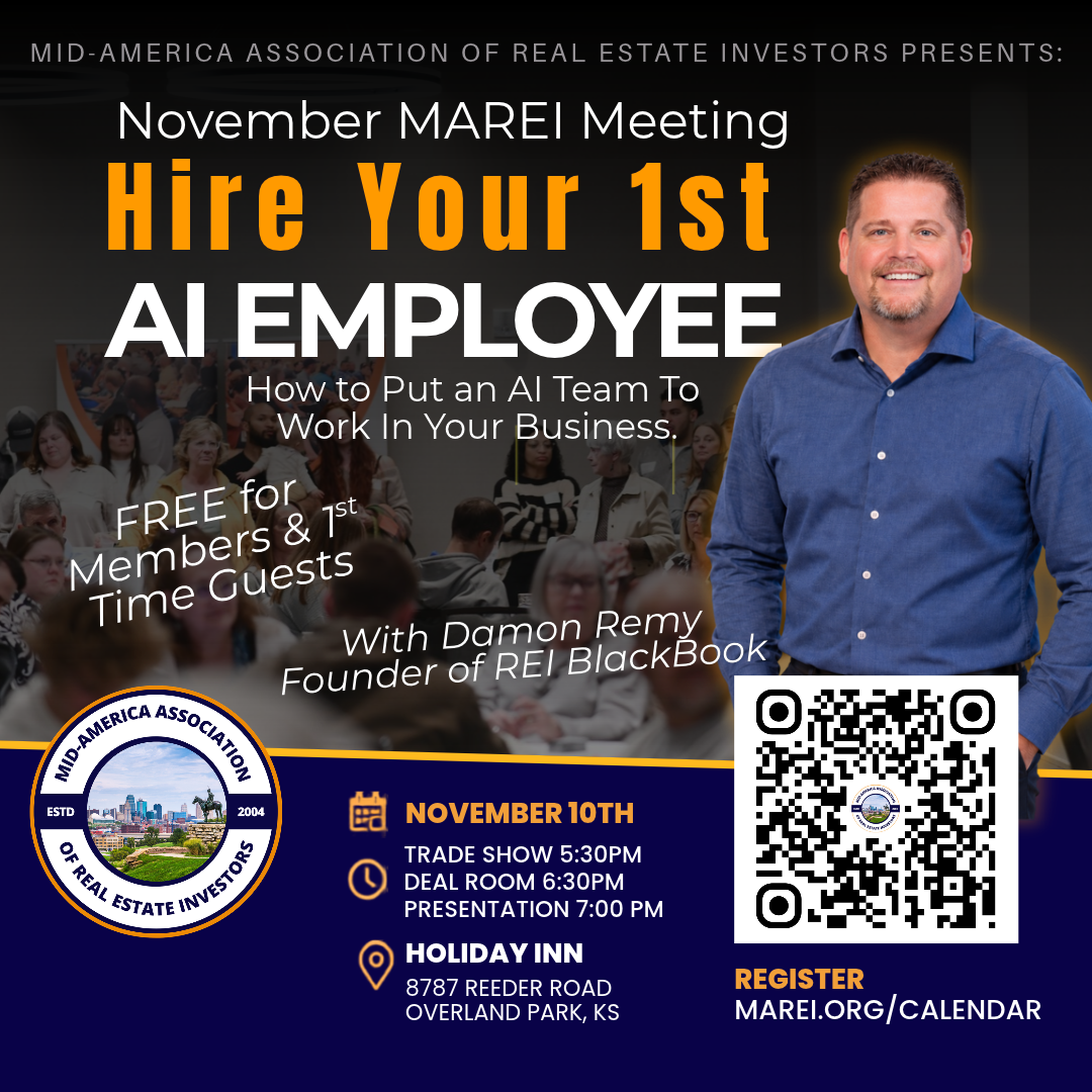 Hire Your 1st AI Employee with Damon Remy, November MAREI Meeting, November 10, 2026