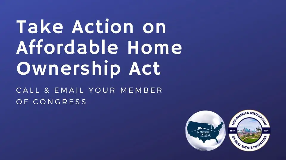 Take Action on the Affordable Home Ownership Act - HR 6511
