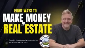 When most people talk about making money in real estate, they usually mean one thing: monthly cash flow. But there's a lot more opportunity as Eric Grannemann Explains