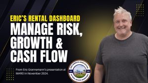 Eric Grannemann presenting rental portfolio dashboard strategy at MAREI