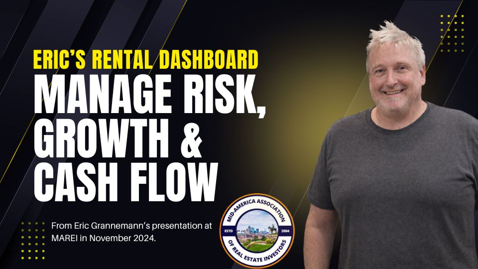 Eric Grannemann presenting rental portfolio dashboard strategy at MAREI