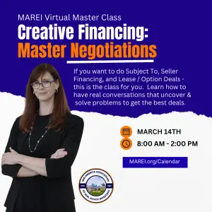 Vena Jones-Cox teaching creative finance negotiation strategies for real estate investors.