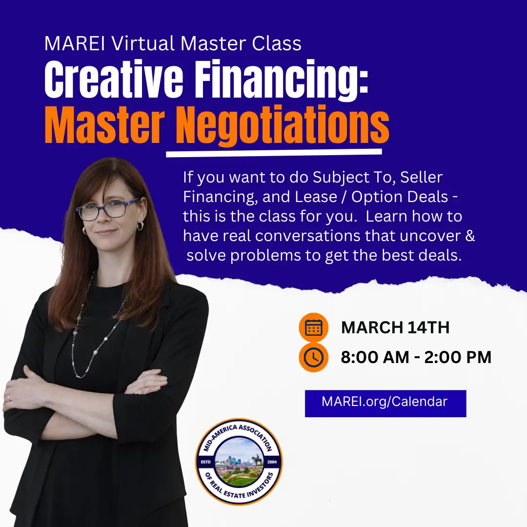 Vena Jones-Cox teaching creative finance negotiation strategies for real estate investors.