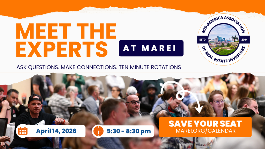 MAREI real estate investor meeting Kansas City expert roundtables event