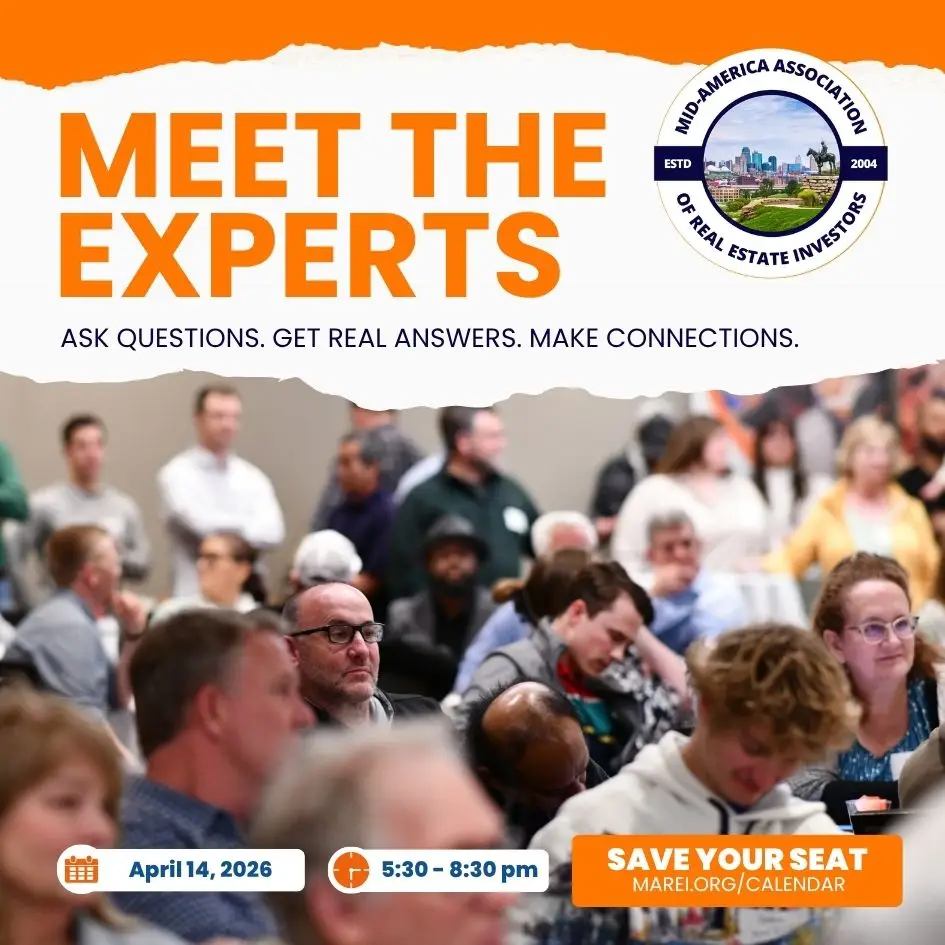 MAREI real estate investor meeting Kansas City expert roundtables event