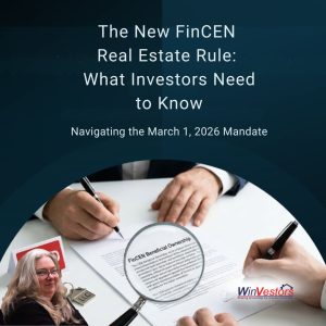 rian and Michelle Winberry discussing the FinCEN reporting rule at a WinVestors meeting