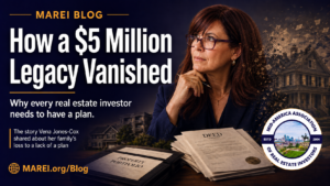 $5 million real estate legacy lost to a lack of planning — Vena Jones-Cox's story, shared by MAREI