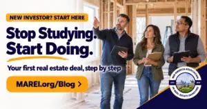 New real estate investors learning to get started at a MAREI meeting in Kansas City
