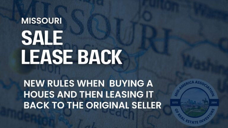 Missouri sale leaseback law guide for real estate investors from MAREI